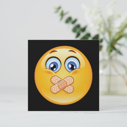 Behalt es geheim! Überraschendes Party - SRF Einladung (Stehend Vorderseite)