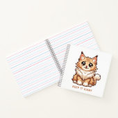 Behalt es Giant kitten auf Notebook Notizblock (Innenseite)