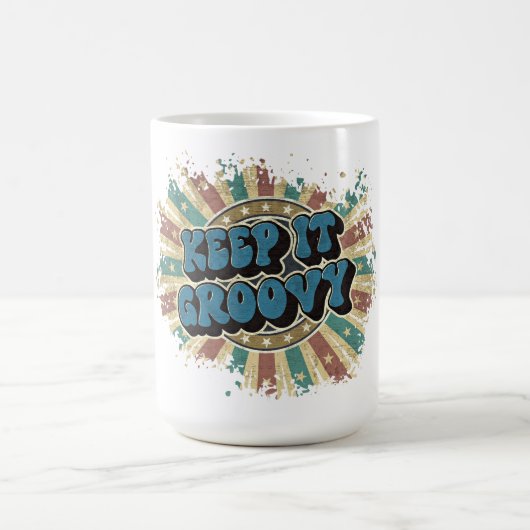 Behalt es groovy kaffeetasse (Mittel)