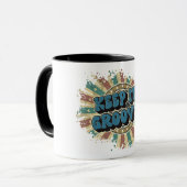 Behalt es groovy tasse (Vorderseite Links)