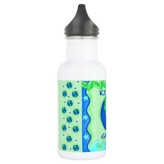 Behalt es grün edelstahlflasche (Links)