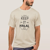 Behalt es halal T-Shirt (Vorderseite)