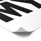 Behalt es hoch und du bist das nächste ungelöste M Poster (Ecke)