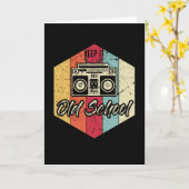 Behalt es Old School Angesagt-Hop Rap Angesagt-Hop Karte (Gelbe Blume)