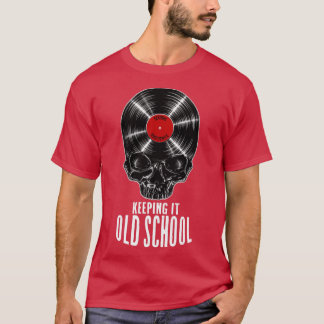 Behalt es Old School Vinyl Record Collector Vinta T-Shirt