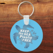 Behalt es Plastikschildkröte Schlüsselanhänger (Vorderseite)