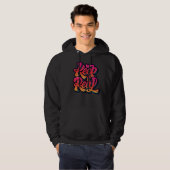 behalt es richtig graffiti Beharrlichkeit Hoodie (Vorne ganz)