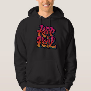 behalt es richtig graffiti Beharrlichkeit Hoodie