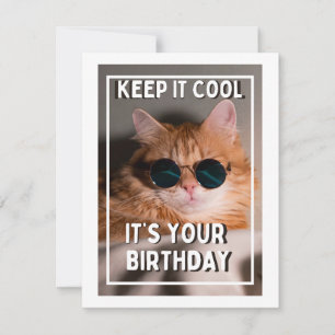 behalt es seinen Geburtstag cool Feiertagskarte