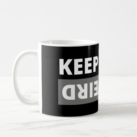 Behalt es seltsam kaffeetasse (Links)