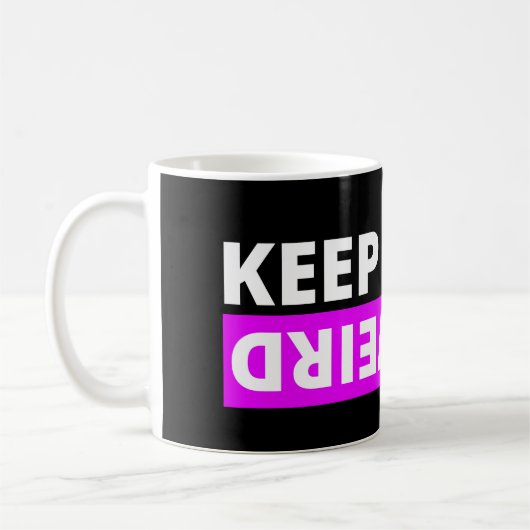 Behalt es seltsam kaffeetasse (Links)