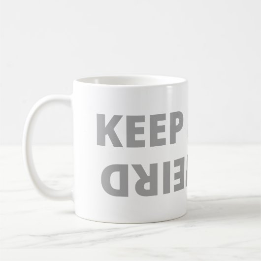 Behalt es seltsam kaffeetasse (Links)