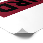 Behalt es seltsam poster (Ecke)