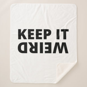 Behalt es seltsam sherpadecke