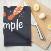 Behalt es Shrimple Seafood Shrimp Gag Geschirrtuch (Viertel Falte)