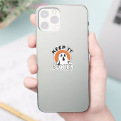 Behalt es spukhaft aufkleber (Telefon)