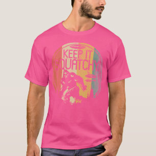 Behalt es Squatchy Retro Funny Sasquatch Alien Lov T-Shirt