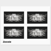 Behalt Faith Rechteckiger Aufkleber (Blatt)