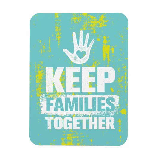 Behalt Familien zusammen Magnet (Vertikal)