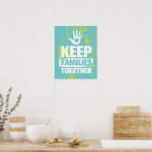 Behalt Familien zusammen Poster (Küche)