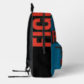 Behalt Fighting - 3D Fett Typografie Bedruckter Rucksack (Links)