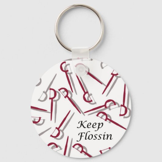 Behalt Flossin von Matt Landon Schlüsselanhänger (Vorderseite)