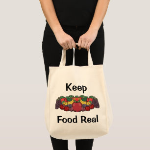 Behalt Food Real Tragetasche