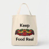 Behalt Food Real Tragetasche (Vorne)