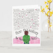 Behalt fortbestehen karte (Gelbe Blume)