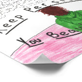 Behalt fortbestehen poster (Ecke)