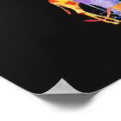 Behalt Fortbewegen Wildtiere Wasserfarbe Poster (Ecke)