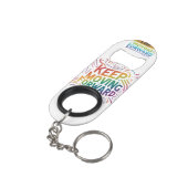 Behalt Forward Mini Flasche Opener Schlüsselanhäng Flaschenöffner (Rückseite Schrägansicht)