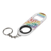 Behalt Forward Mini Flasche Opener Schlüsselanhäng Flaschenöffner (Vorderseite Schrägansicht)