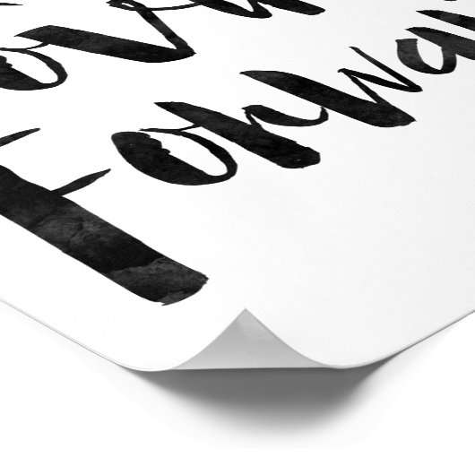 Behalt Forward Poster (Ecke)