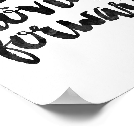 Behalt Forward Poster (Ecke)