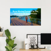 "Behalt Forward" Poster (Heimbüro)