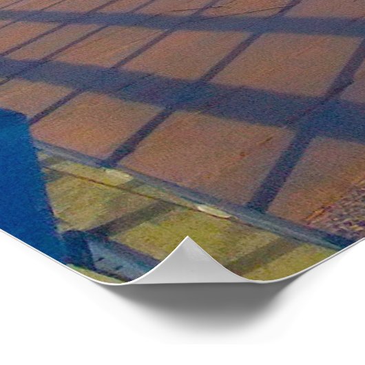 "Behalt Forward" Poster (Ecke)