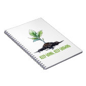 Behalt gehen, behalt wachsen notizblock (Rechte Seite)