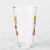 Behalt gehen, Behalt wachsen | Pilze und Blumen Glas (Links)