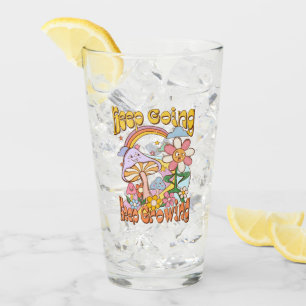 Behalt gehen, Behalt wachsen   Pilze und Blumen Glas