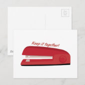 Behalt gemeinsam postkarte (Vorne/Hinten)