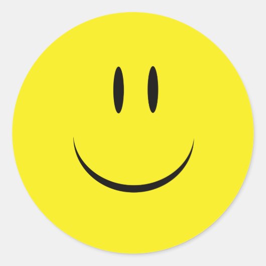 Behalt, glücklich gesund zu sein runder aufkleber (Vorderseite)