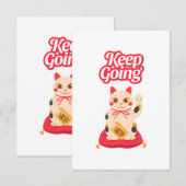 Behalt Go Dankeskarte (Vorne/Hinten)