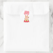 Behalt Go Runder Aufkleber (Tasche)