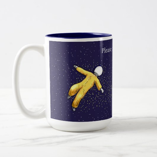 'Behalt Going' 15oz Kaffee Tasse (Links)