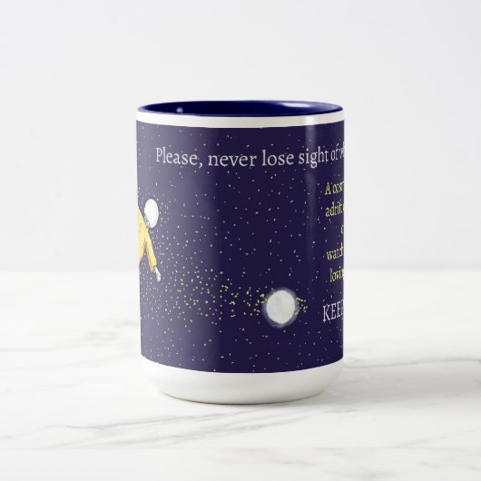 'Behalt Going' 15oz Kaffee Tasse (Mittel)