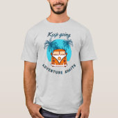 Behalt Going Adventure Awaits T - Shirt - Retro Va (Vorderseite)