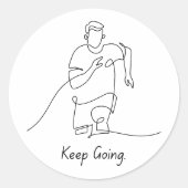 Behalt Going - Aufkleber zur Förderung (Vorderseite)