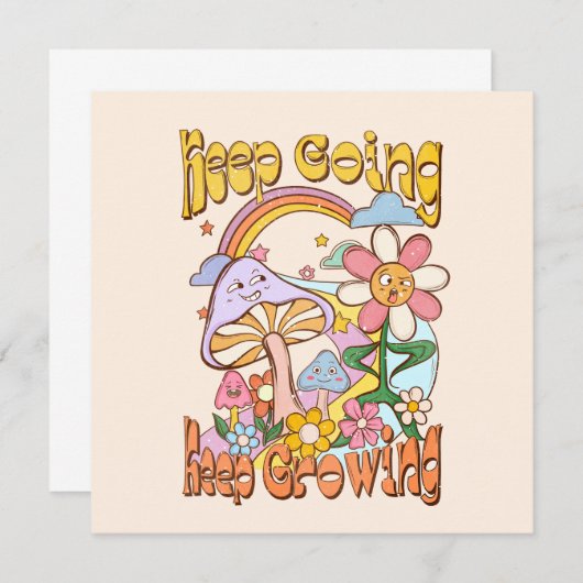 Behalt Going, Behalt Growing - Pilze & Blume (Vorne/Hinten)