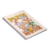 Behalt Going, Behalt Growing - Pilze & Blume Notizblock (Rechte Seite)